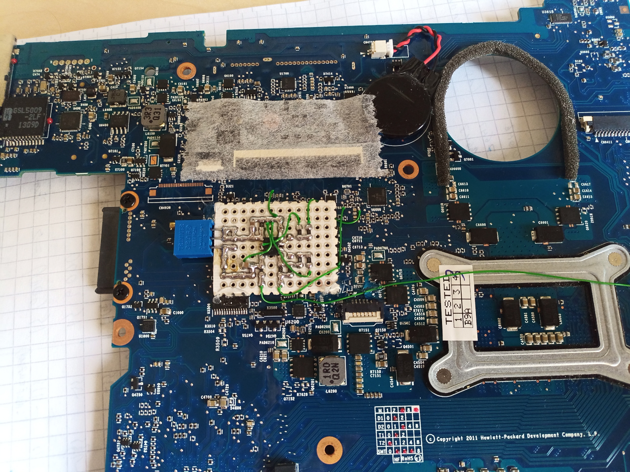 Finished circuit